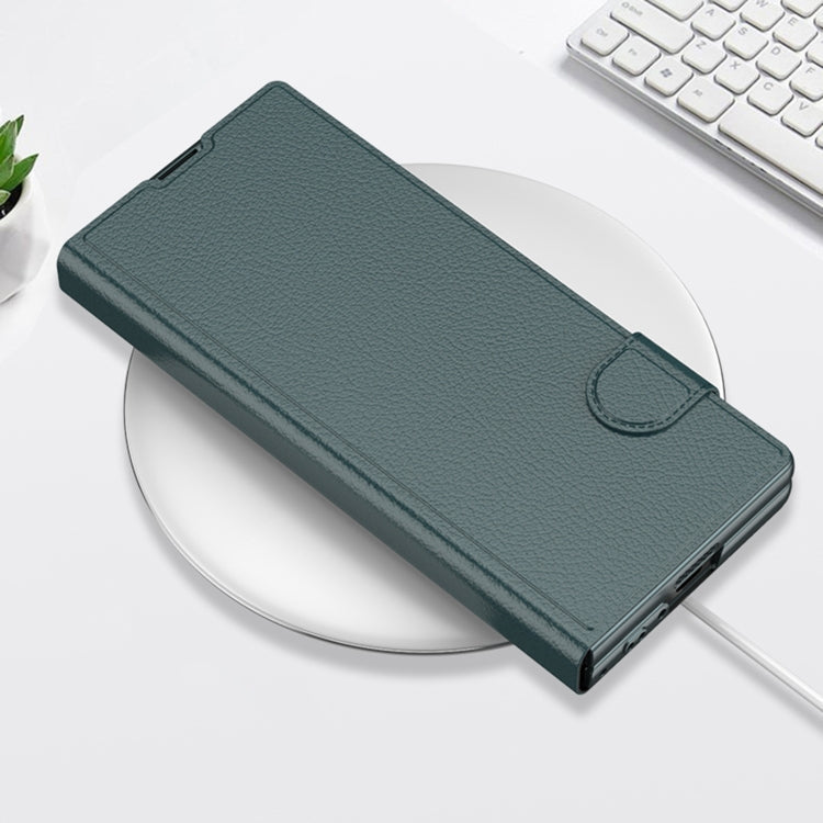 For Samsung Galaxy Z Fold6 GKK Integrated Flip Leather Phone Case(Titanium Grey)