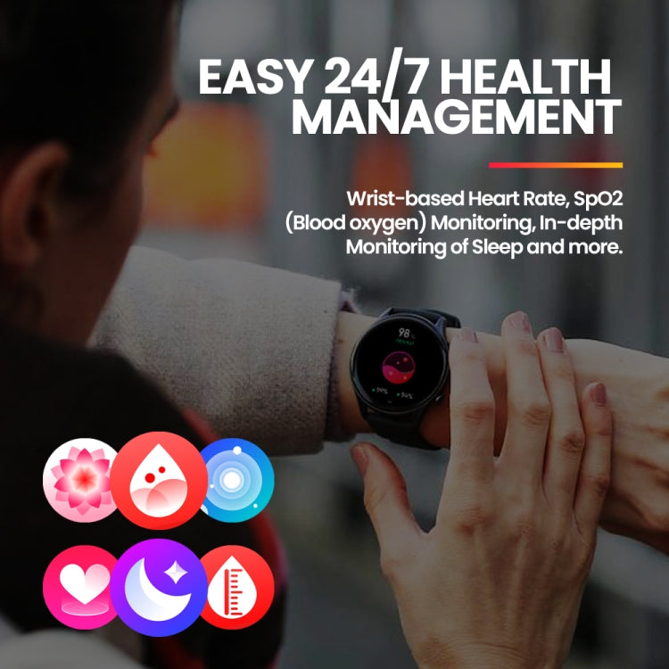Zeblaze Btalk 3 Plus 1.39 inch Screen Fitness & Wellness Smart Watch Supports Voice Calling(Gold)