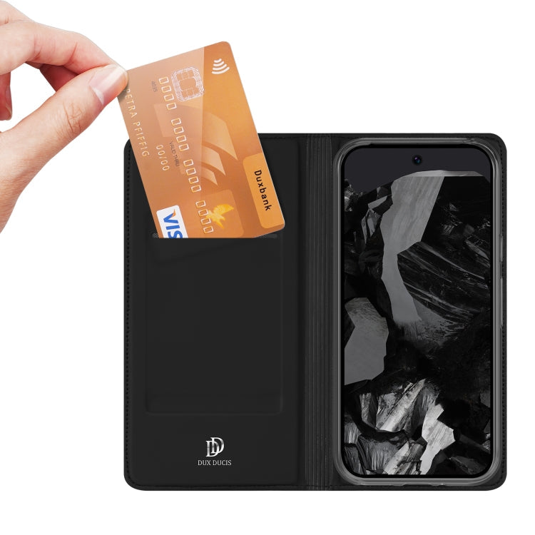 For Google Pixel 9 / 9 Pro DUX DUCIS Skin Pro Series Horizontal Flip Phone Leather Case(Black)
