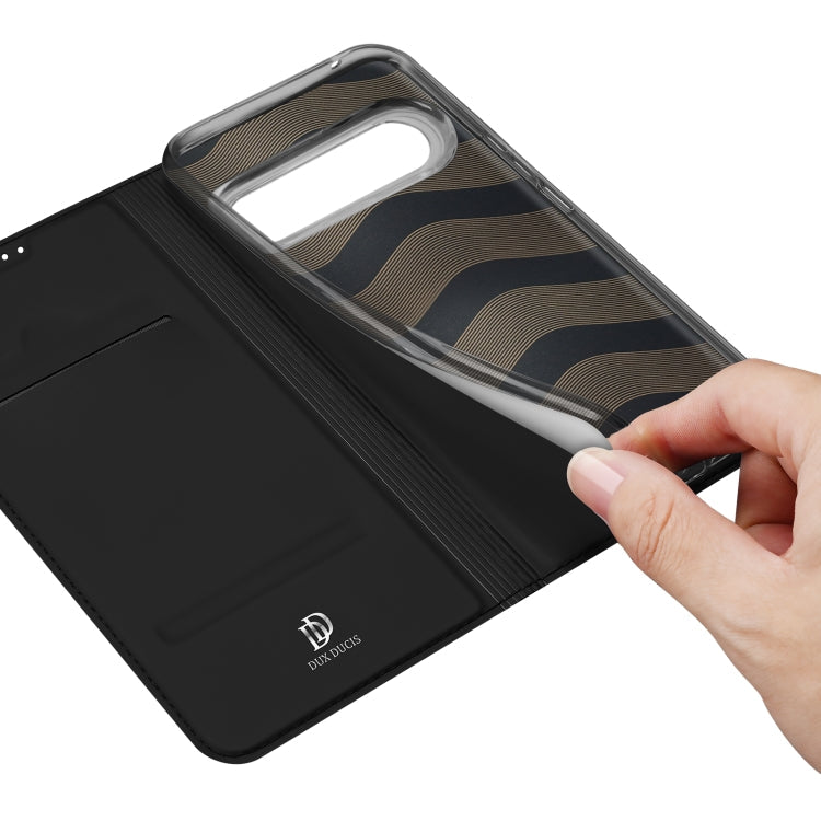 For Google Pixel 9 / 9 Pro DUX DUCIS Skin Pro Series Horizontal Flip Phone Leather Case(Black)