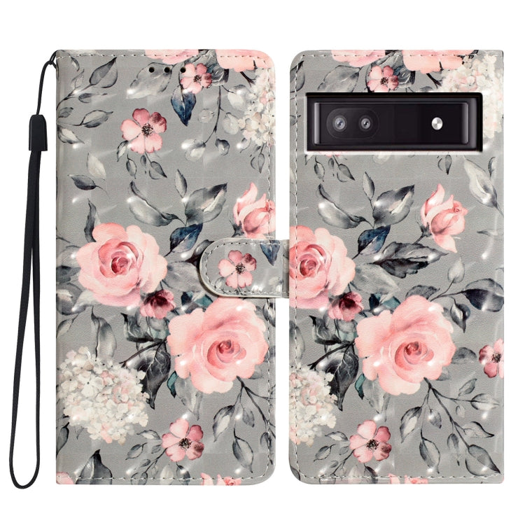 3D Pattern Leather Phone Case, For Google Pixel 8A