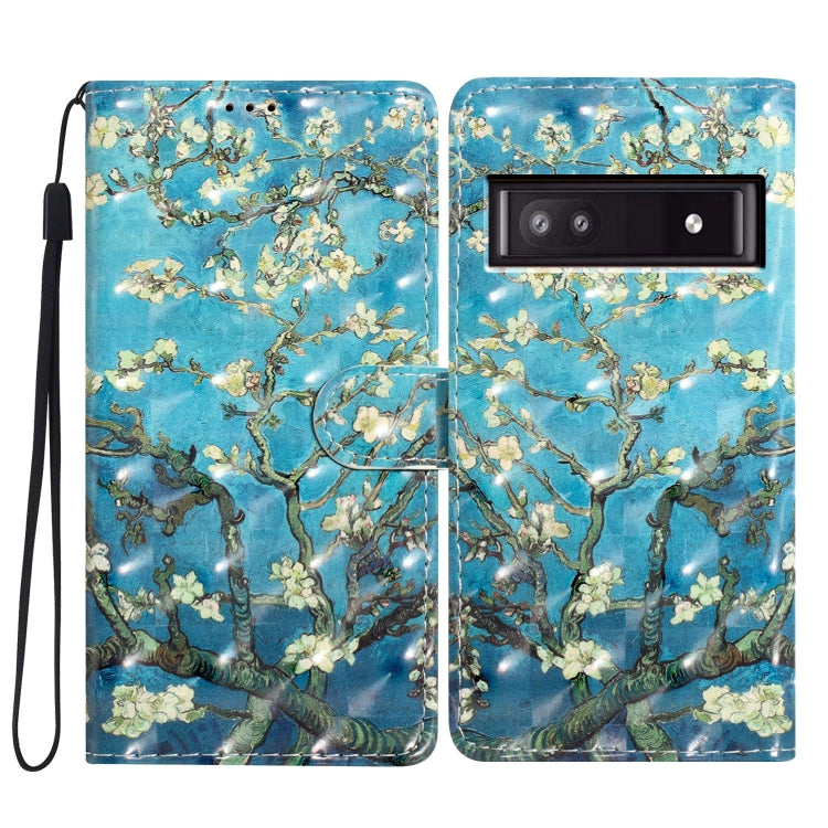 3D Pattern Leather Phone Case, For Google Pixel 8A
