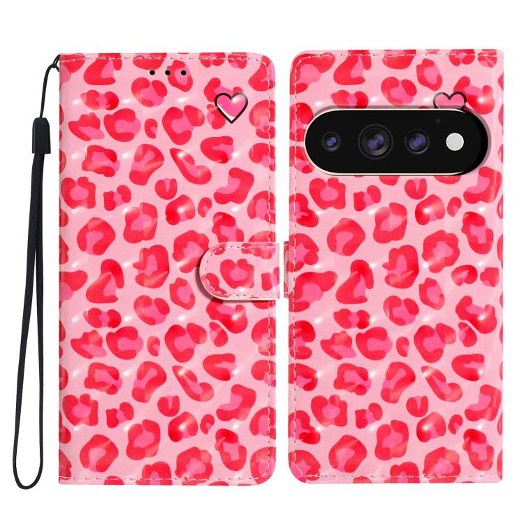 3D Pattern Leather Phone Case, For Google Pixel 11a, For Google Pixel 11 Pro XL