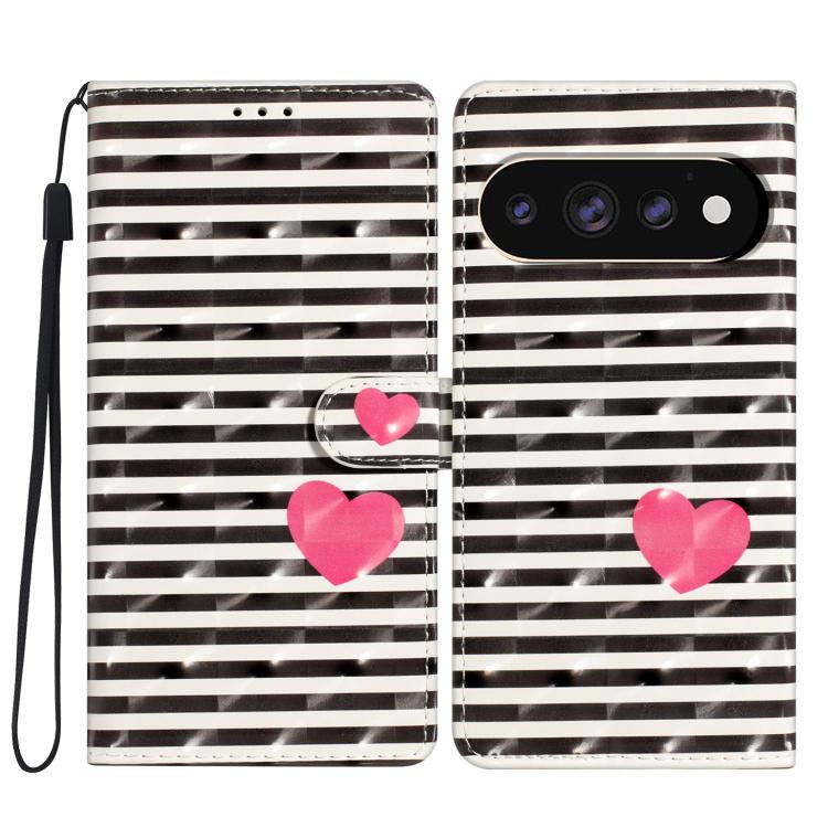 3D Pattern Leather Phone Case, For Google Pixel 11a, For Google Pixel 11 Pro XL