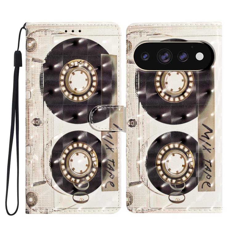 3D Pattern Leather Phone Case, For Google Pixel 11a, For Google Pixel 11 Pro XL