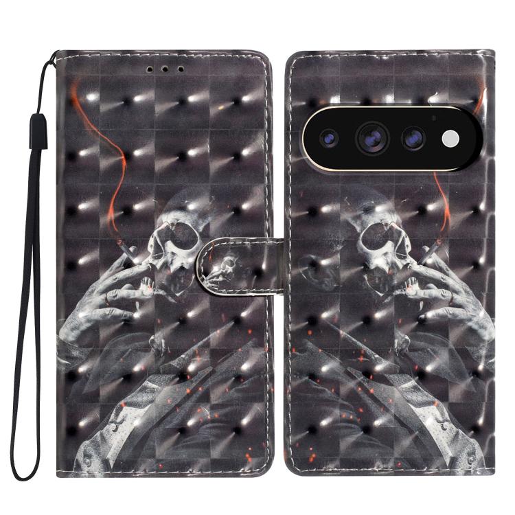 3D Pattern Leather Phone Case, For Google Pixel 11a, For Google Pixel 11 Pro XL