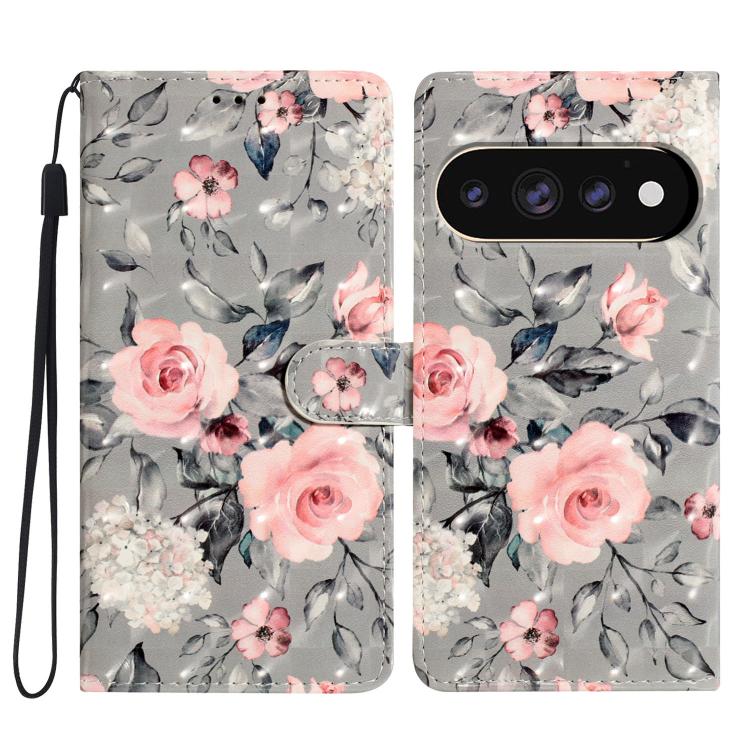 3D Pattern Leather Phone Case, For Google Pixel 11a, For Google Pixel 11 Pro XL