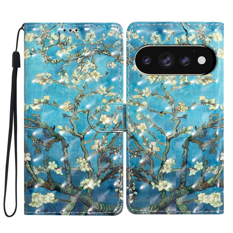3D Pattern Leather Phone Case, For Google Pixel 11a, For Google Pixel 11 Pro XL