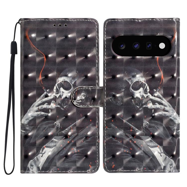 3D Pattern Leather Phone Case, For Google Pixel 11 / 11 Pro, For Google Pixel 9A