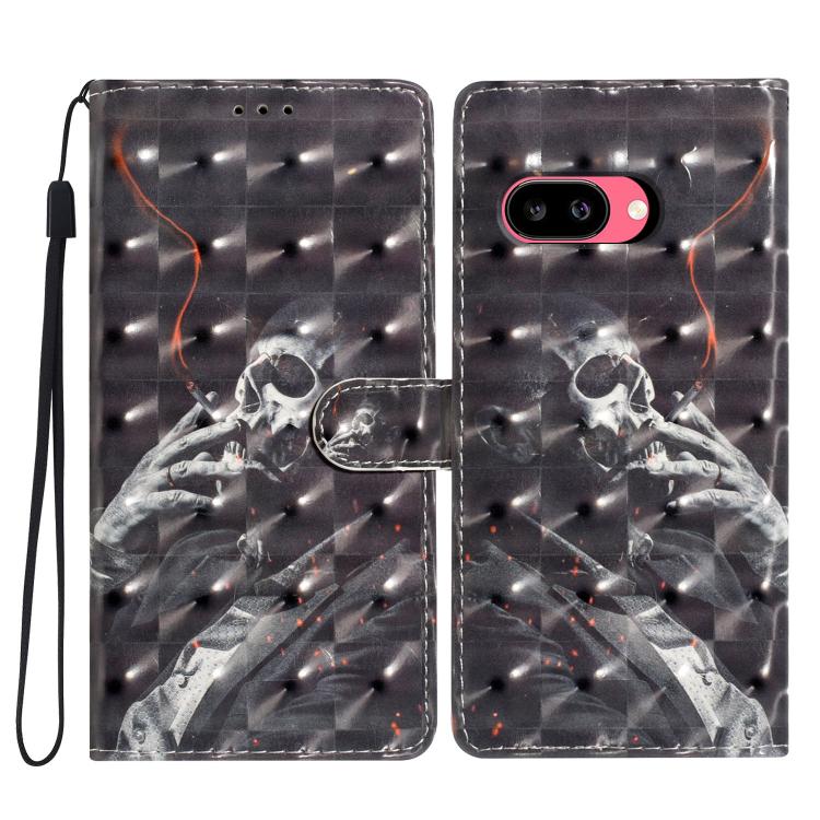 3D Pattern Leather Phone Case, For Google Pixel 11a, For Google Pixel 11 Pro XL