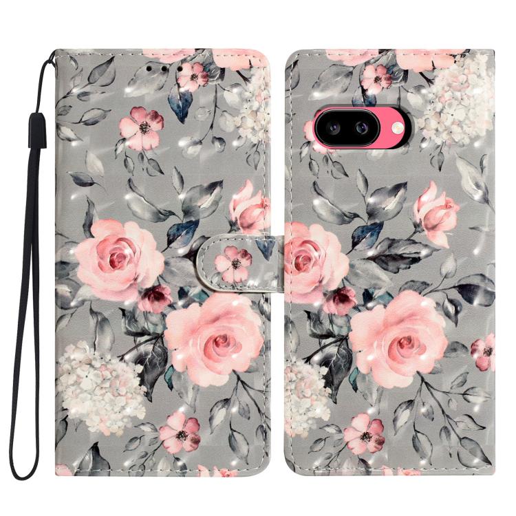 3D Pattern Leather Phone Case, For Google Pixel 11a, For Google Pixel 11 Pro XL