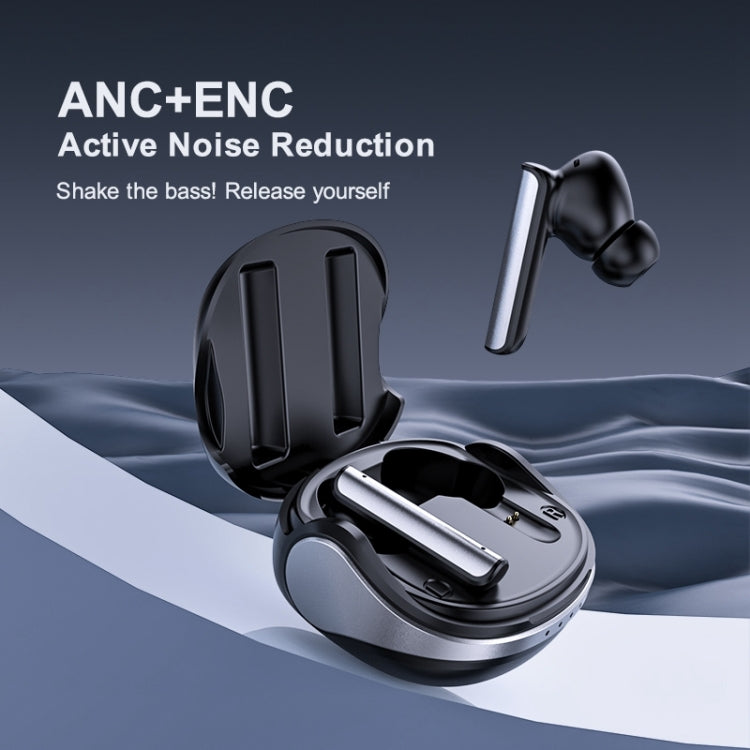 Langsdom TA03 ANC Active Noise Reduction Wireless Bluetooth Earphone(White)