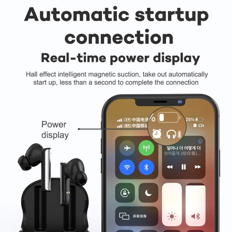 Langsdom TA03 ANC Active Noise Reduction Wireless Bluetooth Earphone(White)
