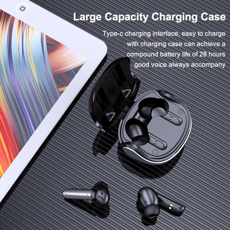 Langsdom TA03 ANC Active Noise Reduction Wireless Bluetooth Earphone(White)