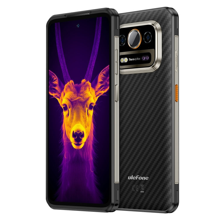 [HK Warehouse] Ulefone Armor 25T Pro Rugged Phone, 8GB+256GB, Thermal Imaging, 6.78 inch Android 15 MediaTek Dimensity 6300 Octa Core, Network: 5G, NFC(Frost Black)