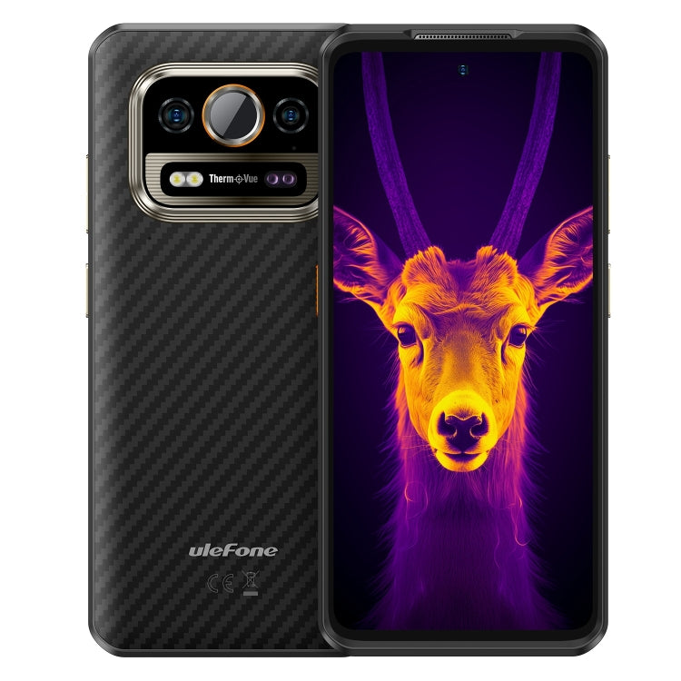 [HK Warehouse] Ulefone Armor 25T Pro Rugged Phone, 8GB+256GB, Thermal Imaging, 6.78 inch Android 15 MediaTek Dimensity 6300 Octa Core, Network: 5G, NFC(Frost Black)