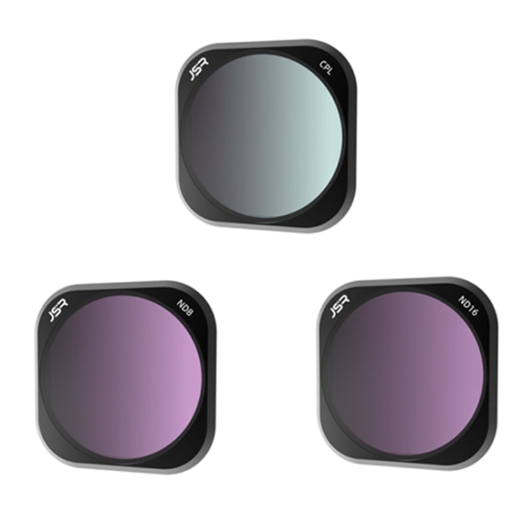 For Insta360 Ace Pro JSR ACE PRO KB Series Camera Lens Filter, Filter:3 in 1 CPL ND8 ND16