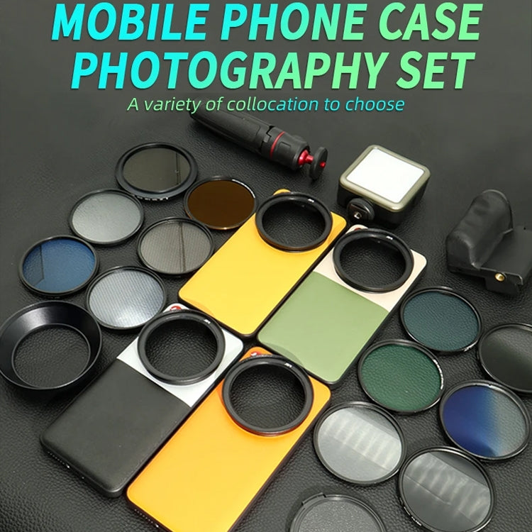 For Xiaomi 14 Ultra JSR Phone Case with Filter Adapter Ring & Storage Box(Yellow)