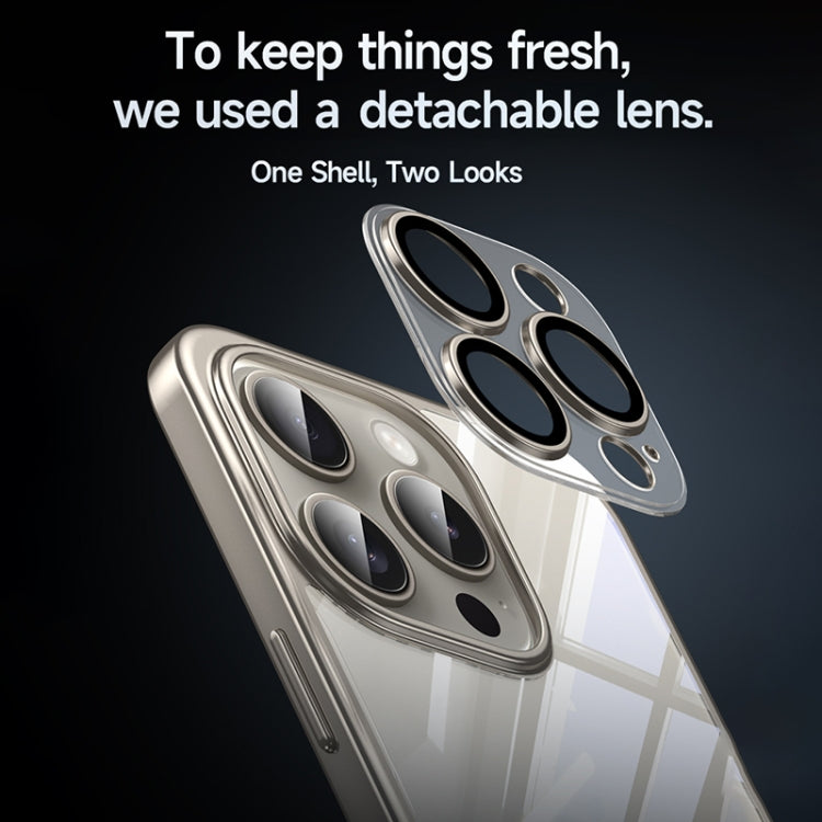 For iPhone 14 Pro Max SULADA Electroplating Frosted PC + TPU Shockproof Phone Case(Purple)