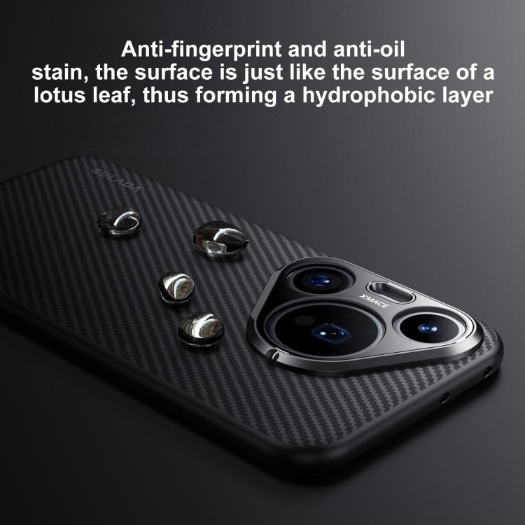 For Huawei Mate 60 SULADA 600D Kevlar Texture PC Shockproof Phone Case(Brown)