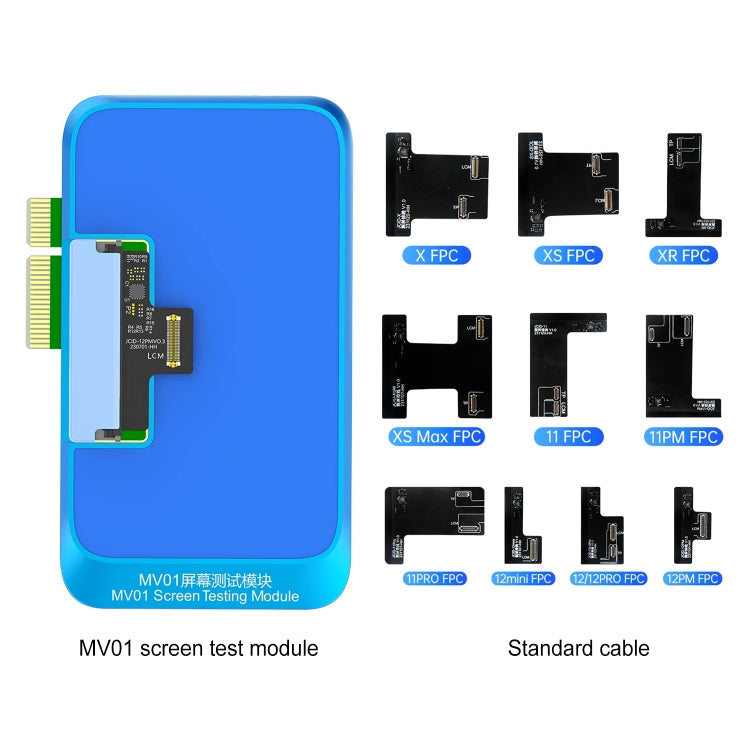 JCID MV01 Screen Testing Module for iPhone X-12