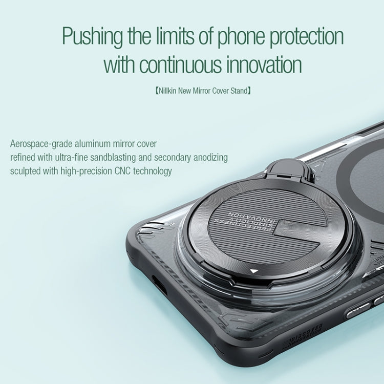 For Xiaomi 14 Ultra NILLKIN Ice Air Prop Series MagSafe Magnetic Cover Version Phone Case(Black)