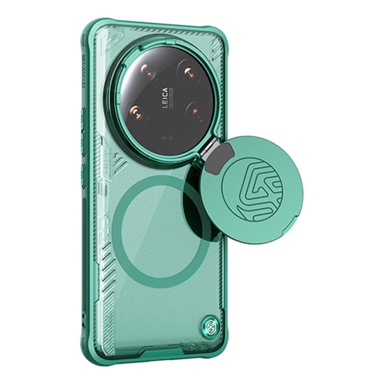 For Xiaomi 14 Ultra NILLKIN Ice Air Prop Series MagSafe Magnetic Cover Version Phone Case(Green)