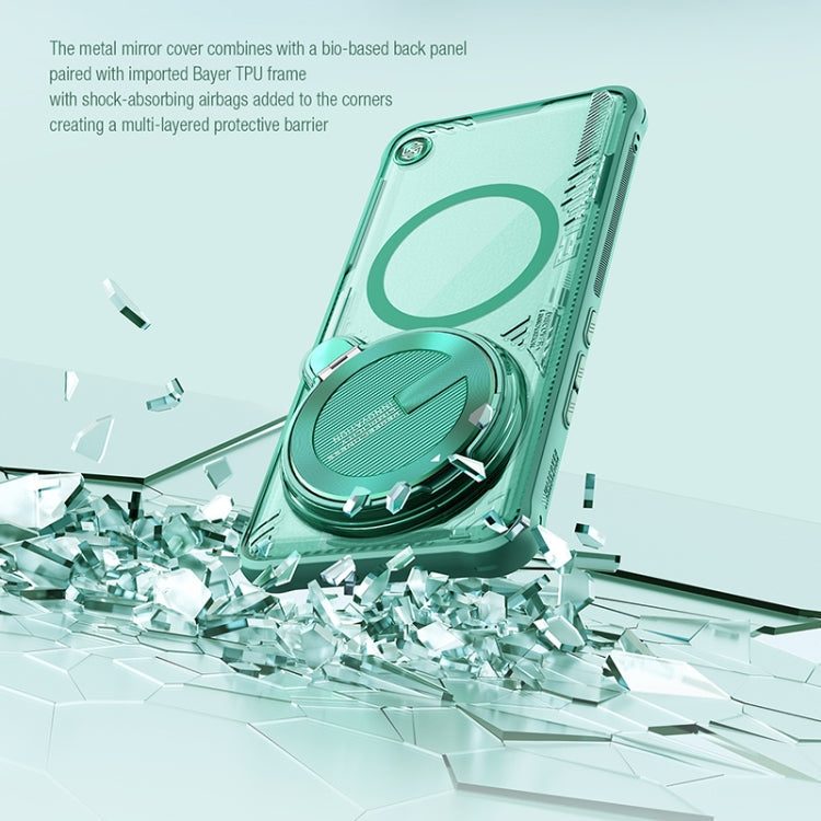 For Xiaomi 14 Ultra NILLKIN Ice Air Prop Series MagSafe Magnetic Cover Version Phone Case(Green)