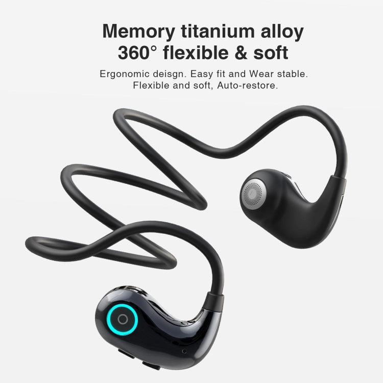 Hileo HI76 Sport Air Conduction Bluetooth Noise Reduction Headphones(Black)