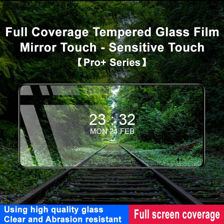 For vivo S19 5G / iQOO Z9 5G Global imak 9H Surface Hardness Full Screen Tempered Glass Film Pro+ Series