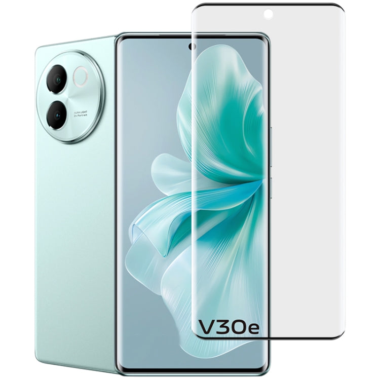For vivo V30e imak No Edge Version 3D Curved Full Screen Tempered Glass Film