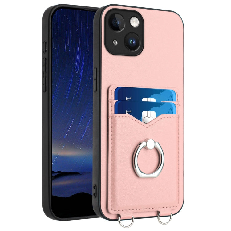 R20 Ring Card Holder Phone Case, For iPhone SE 2022 / SE 2020 / 8, For iPhone 13 Pro Max, For iPhone 13 Pro, For iPhone 13