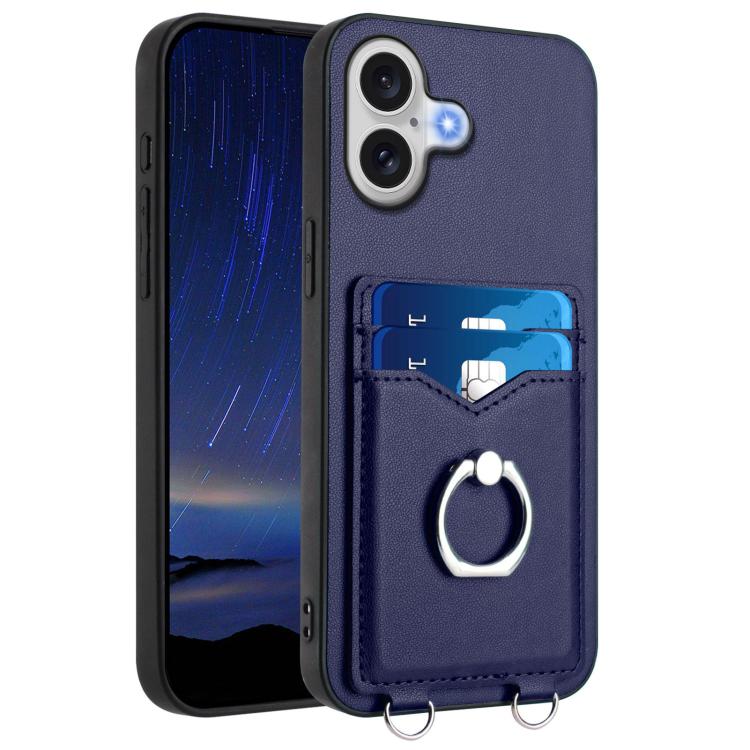 R20 Ring Card Holder Phone Case, For iPhone 17 Pro Max, For iPhone 17 Pro, For iPhone 17, For iPhone Air