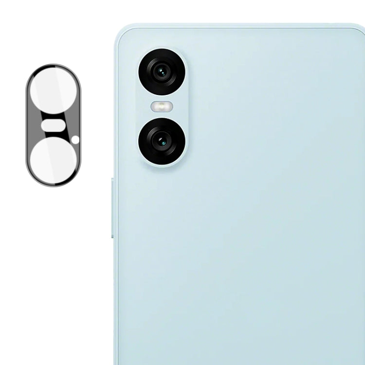 For Sony Xperia 10 VI IMAK Rear Camera Lens Glass Film Black Version