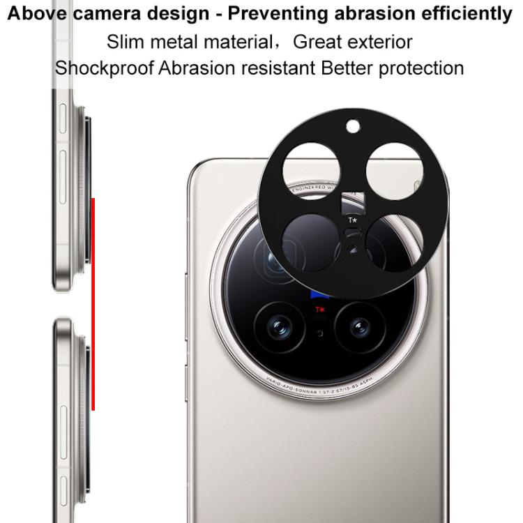 For vivo X200 Pro IMAK Metal Camera Lens Protector Cover