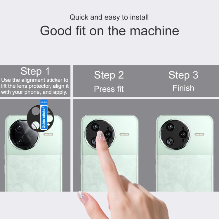 For Redmi K80 Pro / POCO F7 Ultra IMAK Metal Camera Lens Protector Cover