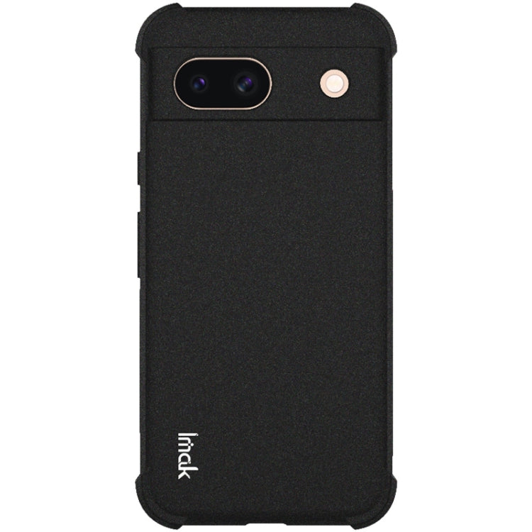 For Google Pixel 8a imak Shockproof Airbag TPU Phone Case(Matte Black)