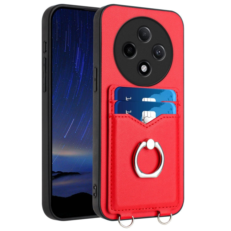 R20 Ring Card Holder Phone Case, For OPPO A5 Energy / A5 Pro 5G Global, For OPPO A3 Pro 5G, For OPPO Reno11 F Thai Version, For OPPO F25 Pro 5G India