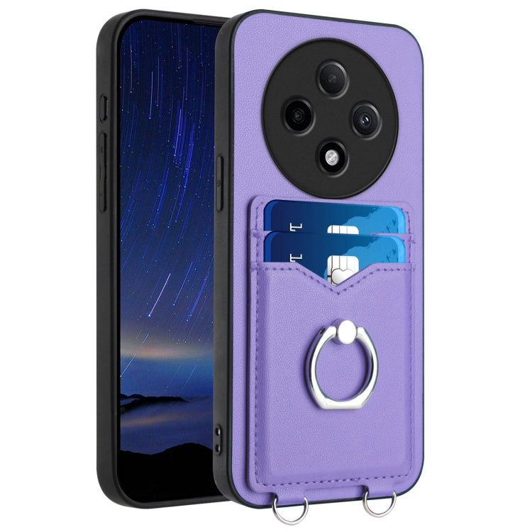 R20 Ring Card Holder Phone Case, For OPPO A5 Energy / A5 Pro 5G Global, For OPPO A3 Pro 5G, For OPPO Reno11 F Thai Version, For OPPO F25 Pro 5G India