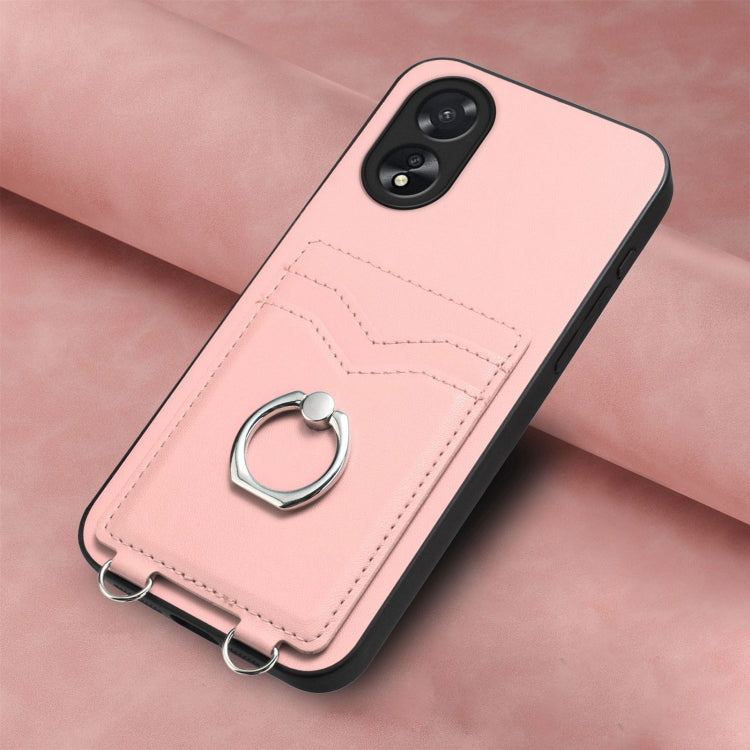 R20 Ring Card Holder Phone Case, For OPPO A38 4G / A18 4G Global, For OPPO A58 4G Global, For OPPO Reno10, For OPPO Reno10 Pro 5G Global