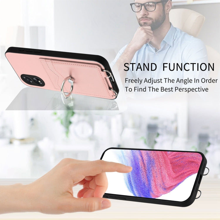 R20 Ring Card Holder Phone Case, For OPPO A38 4G / A18 4G Global, For OPPO A58 4G Global, For OPPO Reno10, For OPPO Reno10 Pro 5G Global