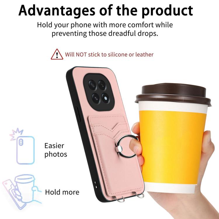 R20 Ring Card Holder Phone Case, For OPPO A5 / F29, For OPPO Find X8s+, For OPPO Find X8s, For OPPO Find X8 Ultra