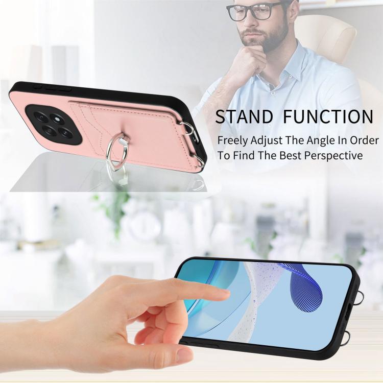 R20 Ring Card Holder Phone Case, For OPPO A5 / F29, For OPPO Find X8s+, For OPPO Find X8s, For OPPO Find X8 Ultra