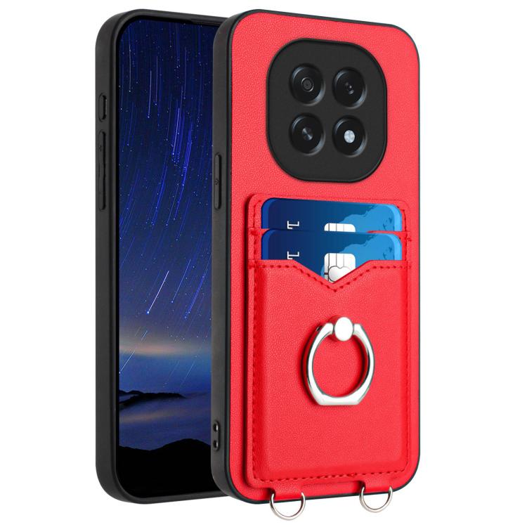 R20 Ring Card Holder Phone Case, For OPPO A5 / F29, For OPPO Find X8s+, For OPPO Find X8s, For OPPO Find X8 Ultra