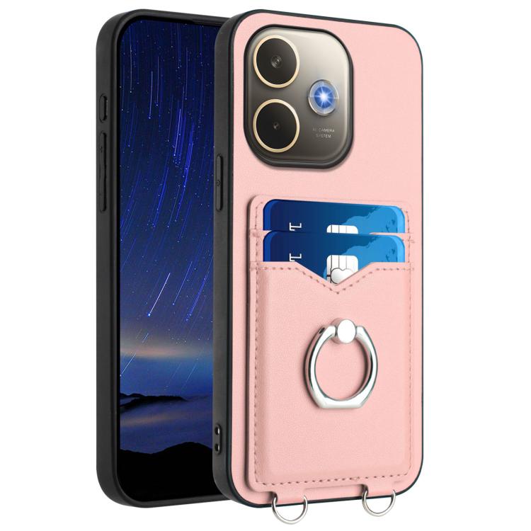 R20 Ring Card Holder Phone Case, For OPPO A5 Energy / A5 Pro 5G Global, For OPPO A3 Pro 5G, For OPPO Reno11 F Thai Version, For OPPO F25 Pro 5G India