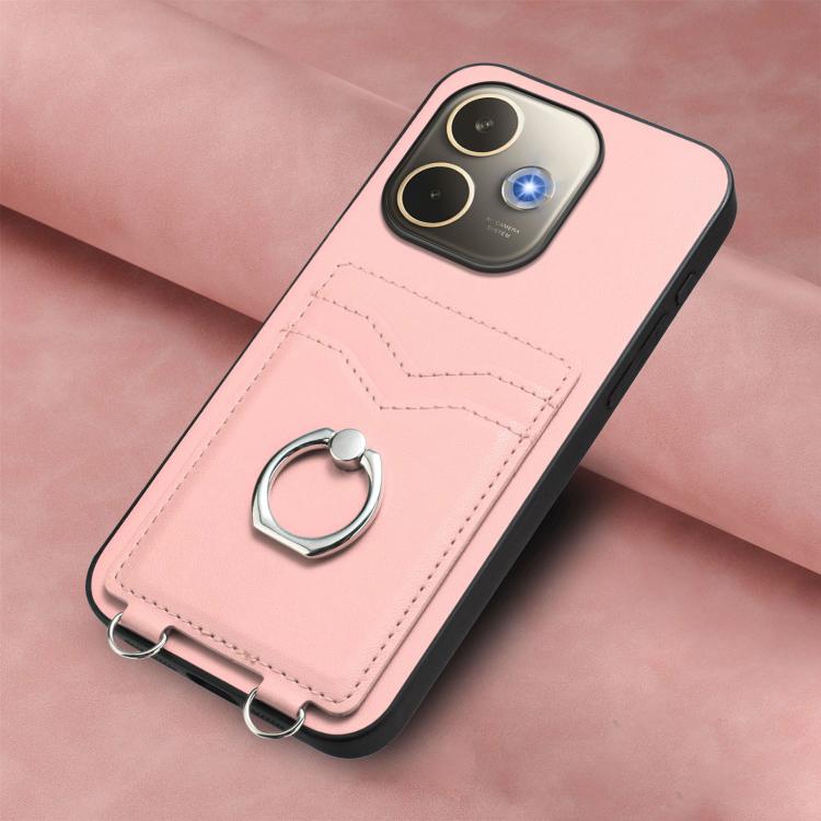 R20 Ring Card Holder Phone Case, For OPPO A5 Energy / A5 Pro 5G Global, For OPPO A3 Pro 5G, For OPPO Reno11 F Thai Version, For OPPO F25 Pro 5G India