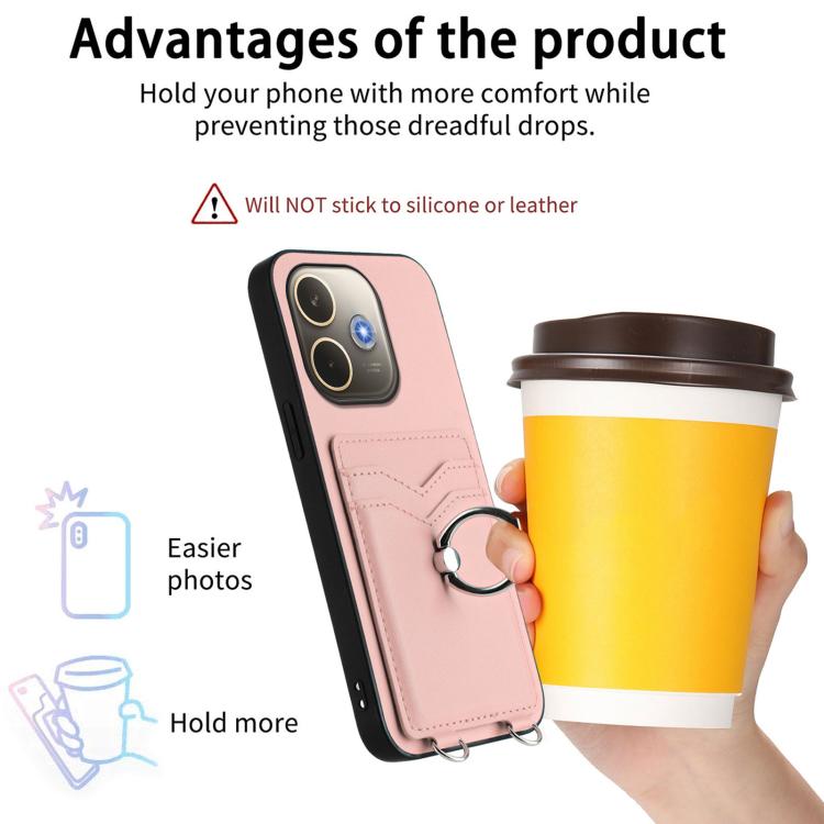 R20 Ring Card Holder Phone Case, For OPPO A5 Energy / A5 Pro 5G Global, For OPPO A3 Pro 5G, For OPPO Reno11 F Thai Version, For OPPO F25 Pro 5G India