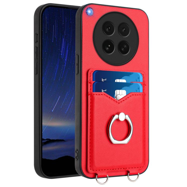 R20 Ring Card Holder Phone Case, For OPPO A5 / F29, For OPPO Find X8s+, For OPPO Find X8s, For OPPO Find X8 Ultra