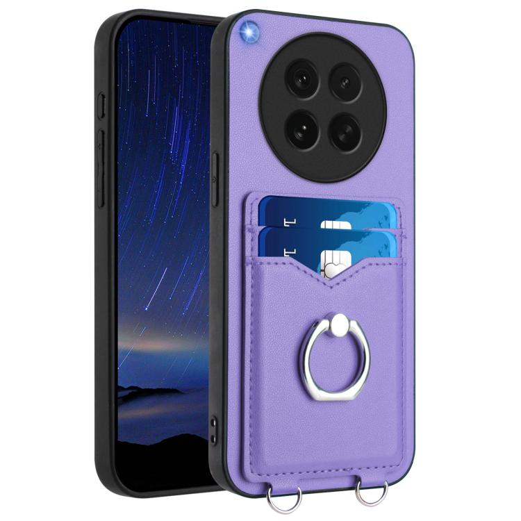 R20 Ring Card Holder Phone Case, For OPPO A5 / F29, For OPPO Find X8s+, For OPPO Find X8s, For OPPO Find X8 Ultra