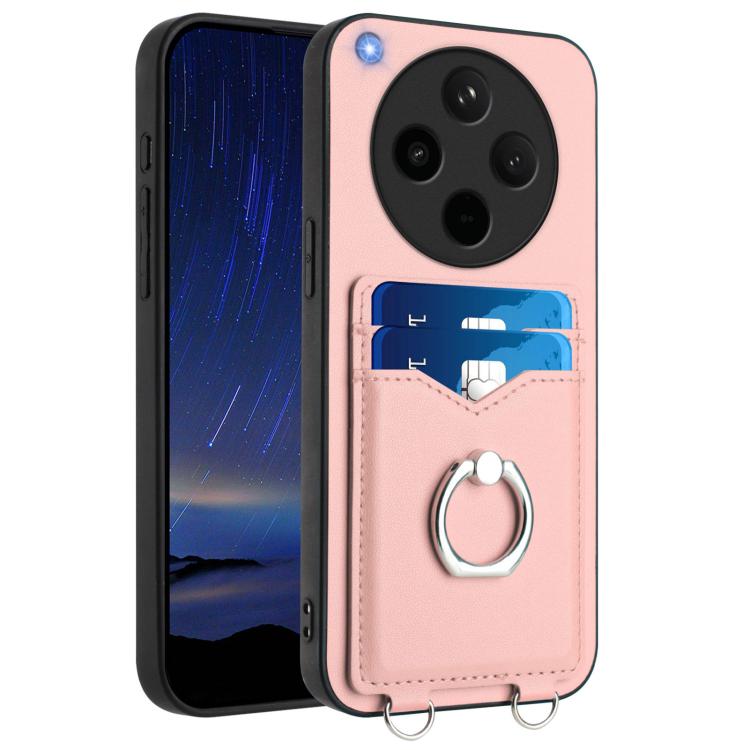 R20 Ring Card Holder Phone Case, For OPPO A5 / F29, For OPPO Find X8s+, For OPPO Find X8s, For OPPO Find X8 Ultra